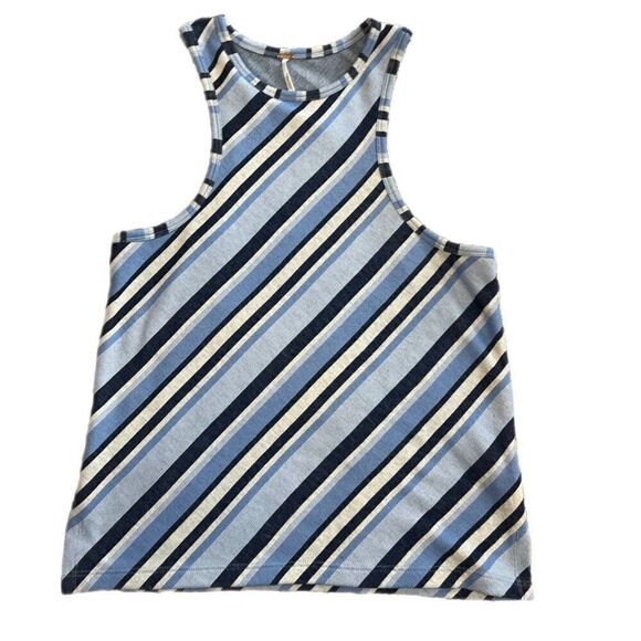 Free People Striped Sweater Tank. Size Large. Great Condition! - Picture 2 of 12